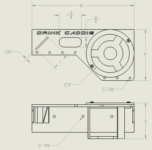 Boat Cup Holder, Plier & Lure Holder, DC101 (New Release)